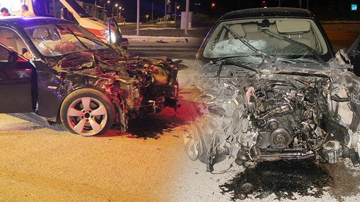 Sivas'ta meydana gelen kazada 1 polis memuru hayatını kaybetti.